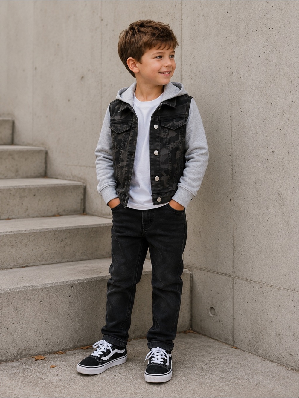 NWT DL1961 Manning Camo Boys Jacket